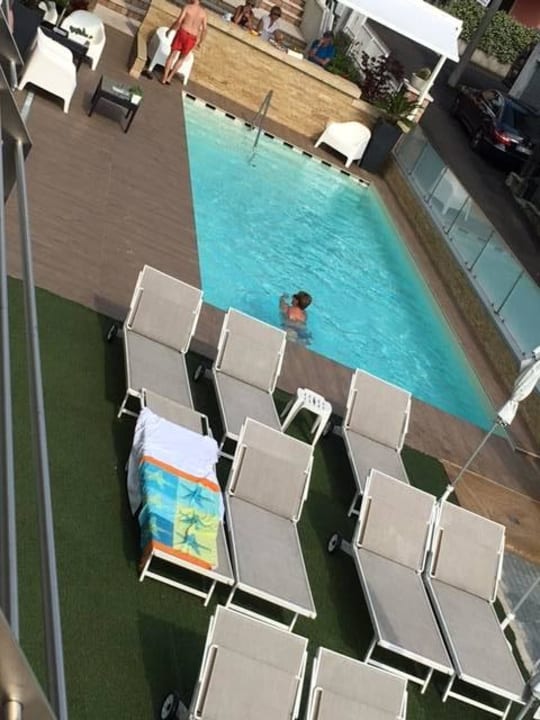 Blick vom Zimmer Hotel Villa Katy