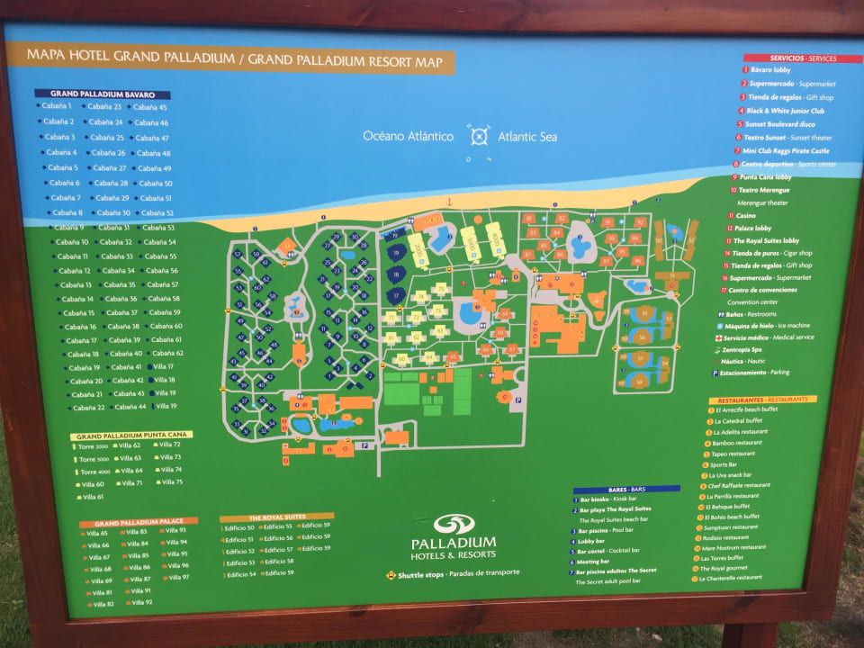 Lageplan letzter Stand Grand Palladium Select Bávaro Resort & Spa