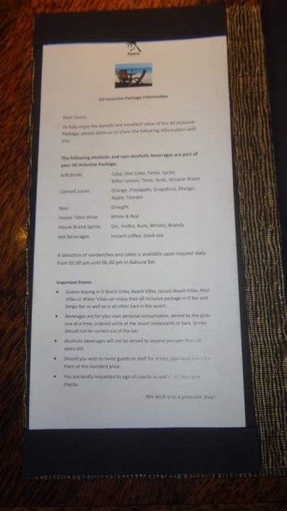 All Inklusiv Kured Island Kuredu Island Resort & Spa