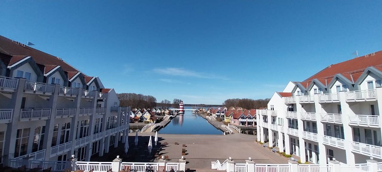 Außenansicht Precise Resort Hafendorf Rheinsberg