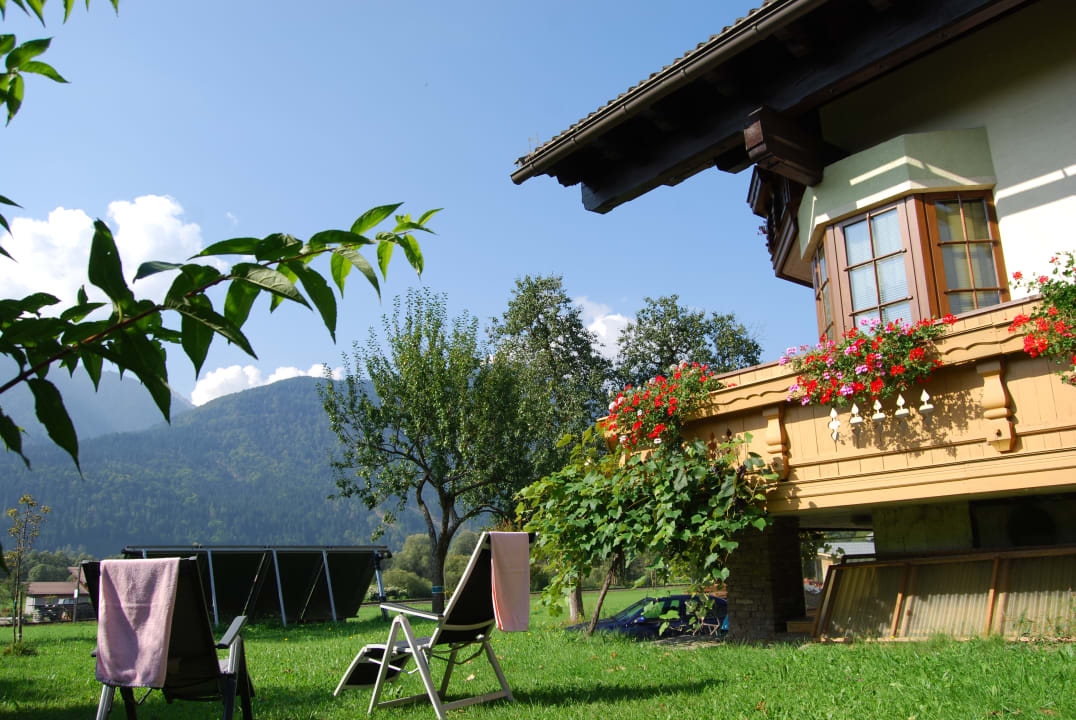 Gartenanlage Ferienhaus Zweikofelblick
