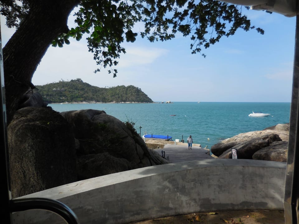 Meerblick bei der Ankunft am Pier Panviman Resort Koh Phangan
