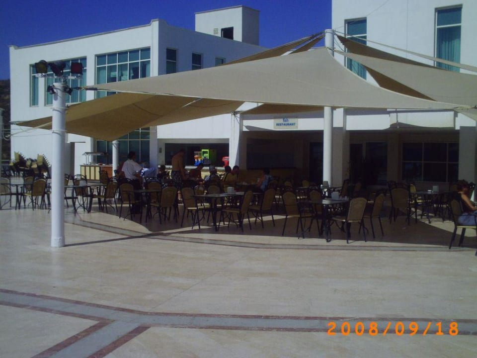 Draußen-Snakbar-Drinnen-Fischrestaurant Bodrum Holiday Resort & Spa