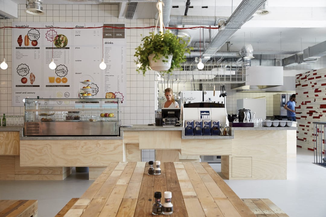 The Kitchen, onsite restaurant The Social Hub Amsterdam West