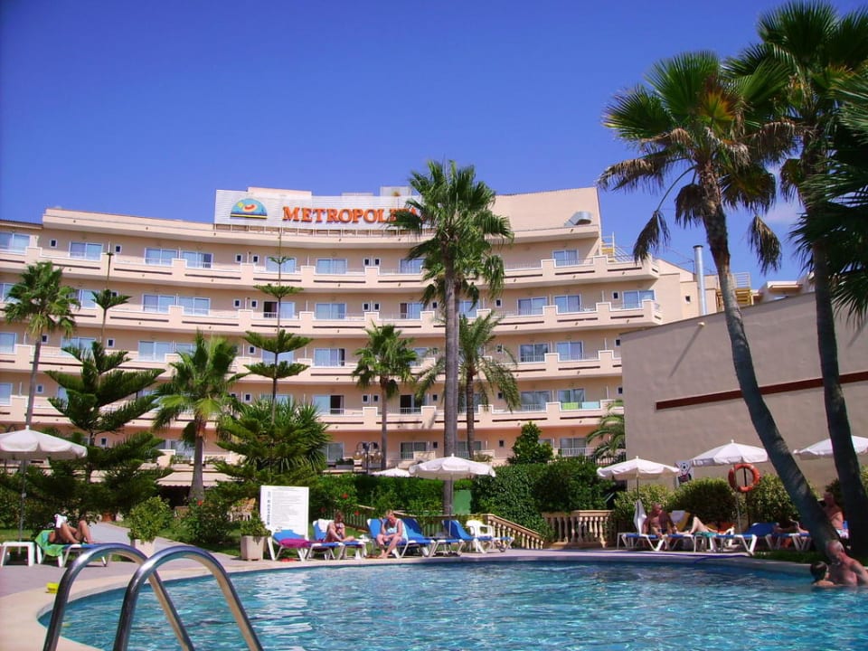 Poolansicht Hotel Metropolitan Playa