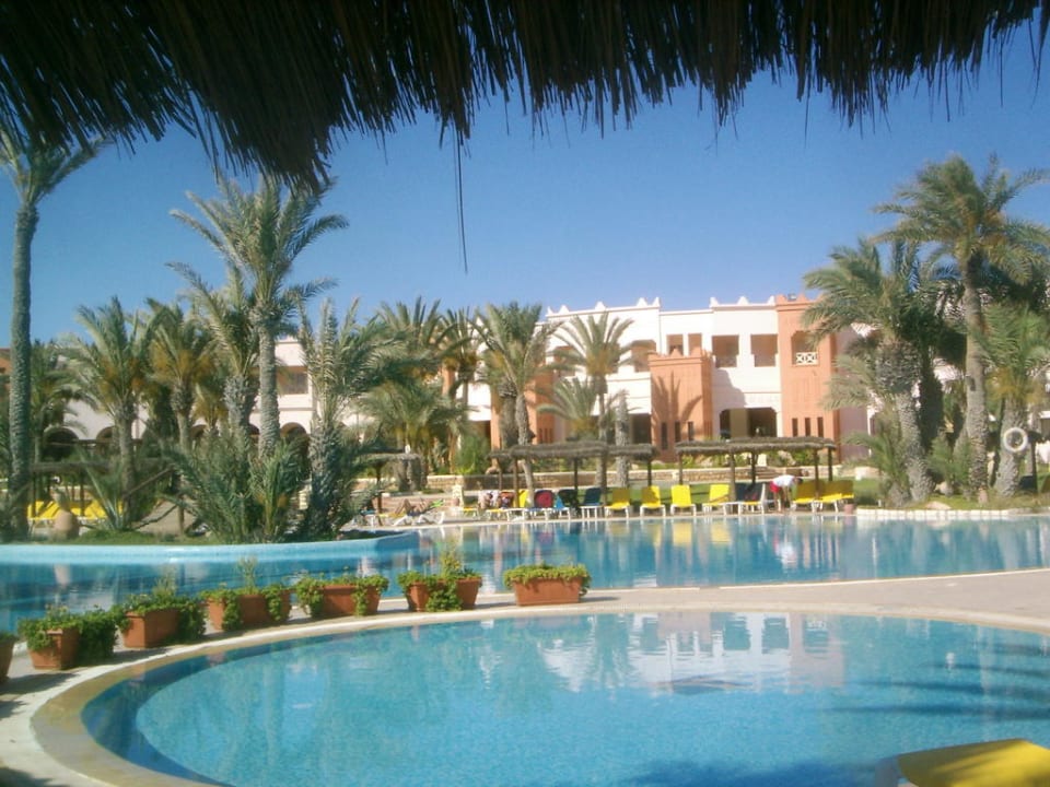 Ansicht vom Aufgang zu unserem Zimmer Vincci Safira Palms