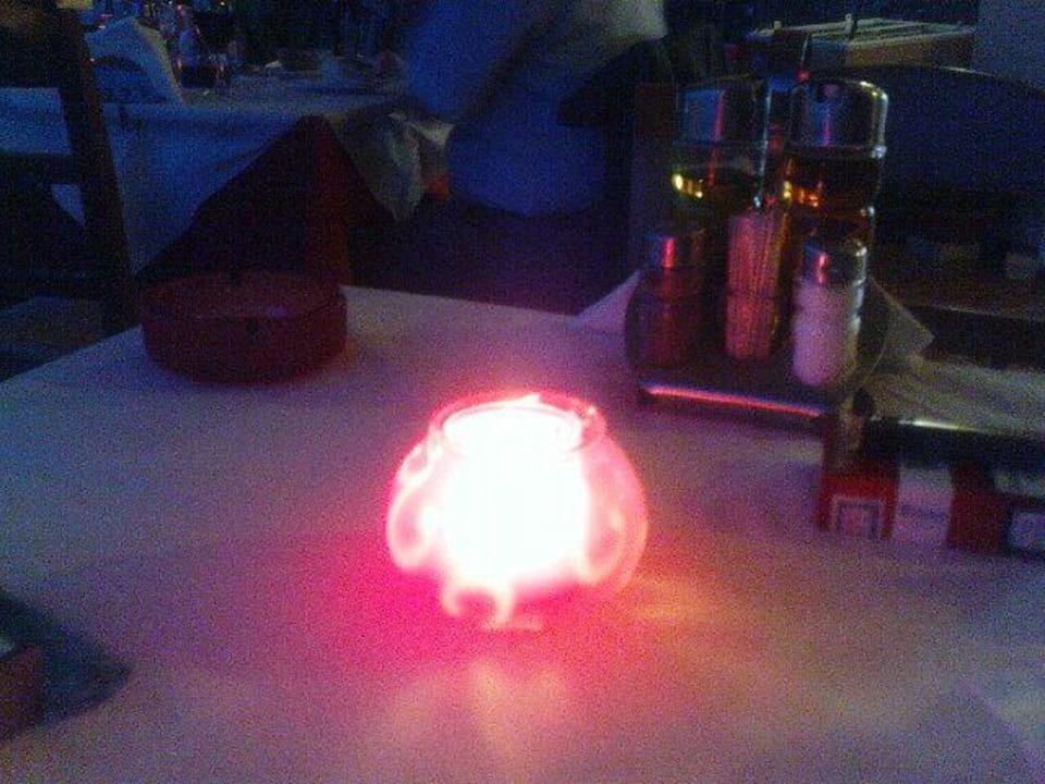 Abends in der Taverne Hotel Kalamaki