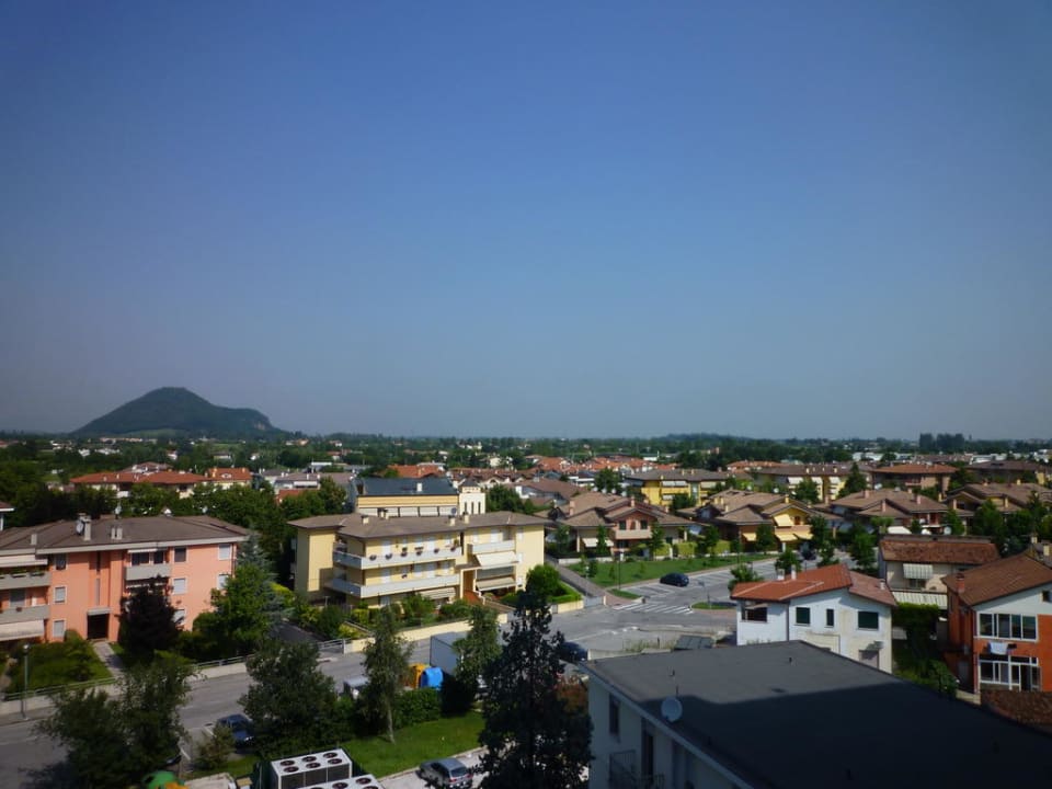 Ausblick vom Balkon Hotel Terme Internazionale