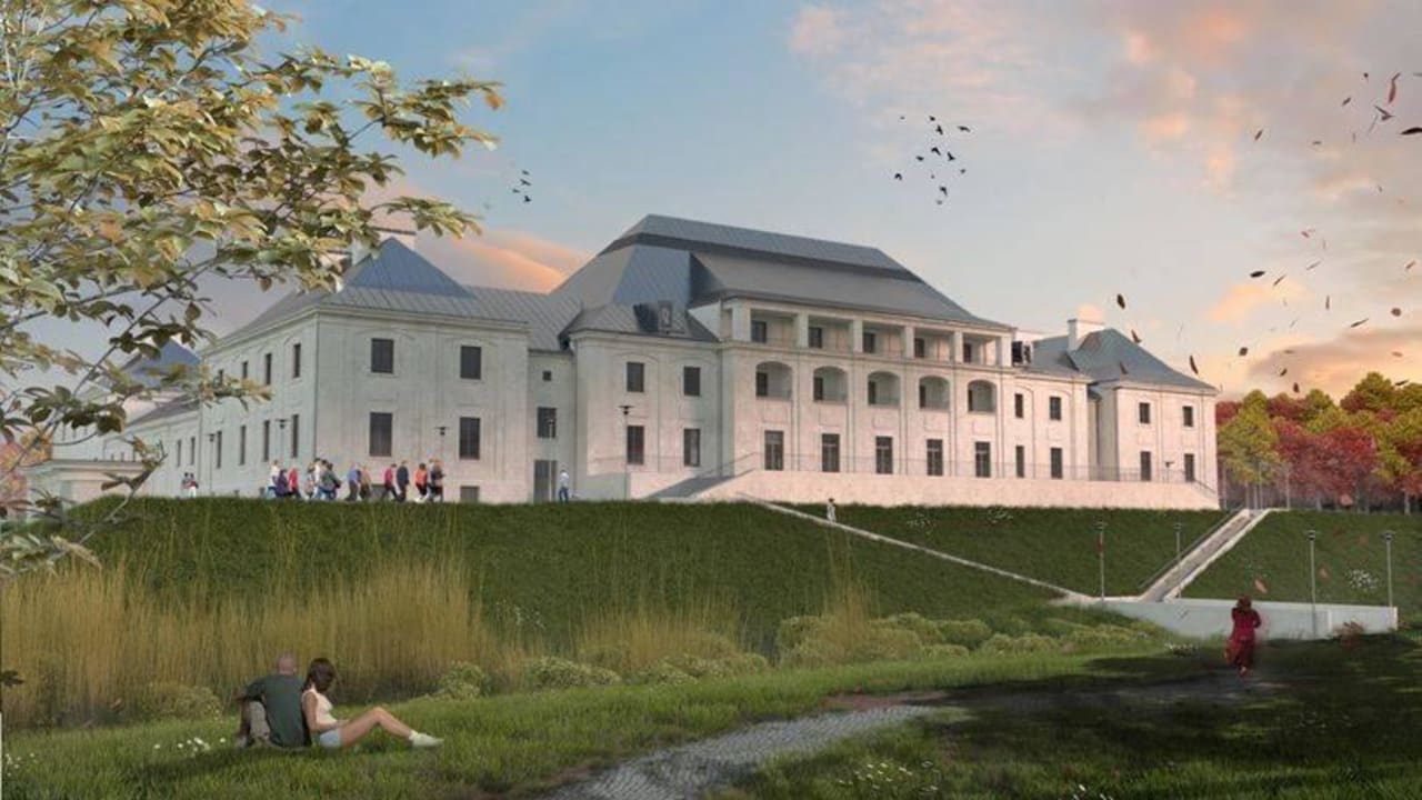 Garden view Zamek Biskupi Janów Podlaski Hotel