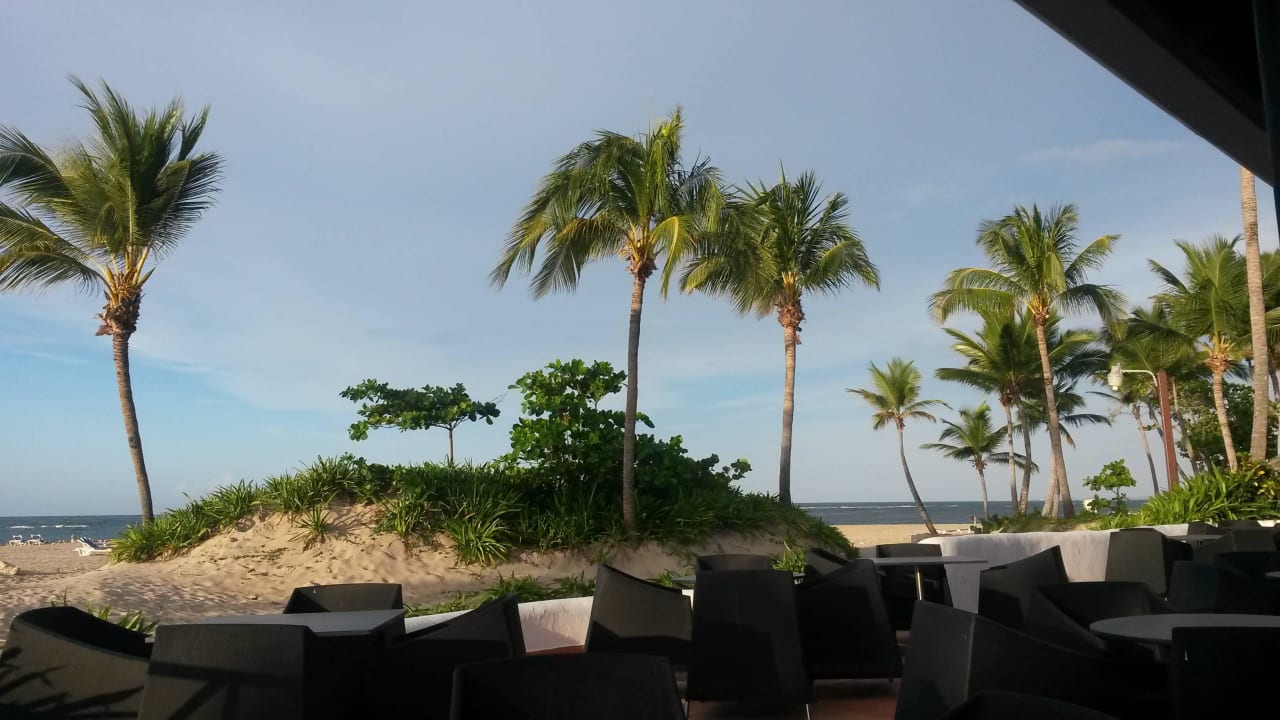 Blick aus dem Restaurant Grand Paradise Playa Dorada