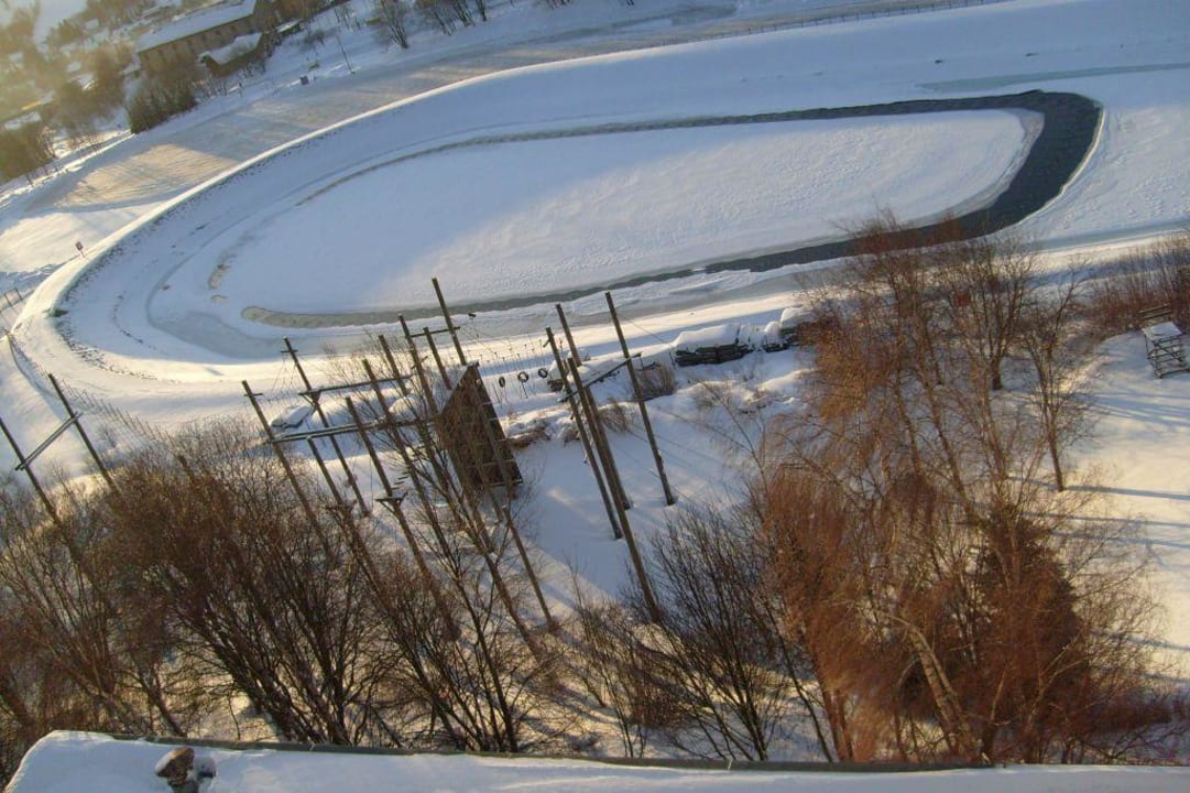 Blick auf den Klettergarten vorm Hotel Best Western Ahorn Hotel Oberwiesenthal - Adults only