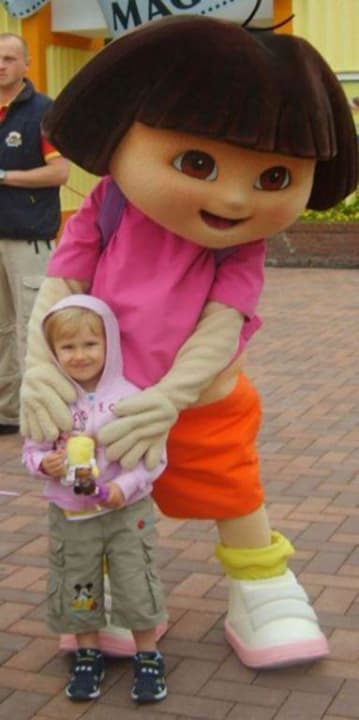 Unsere Tochter mit Dora Montana Parkhotel Marl