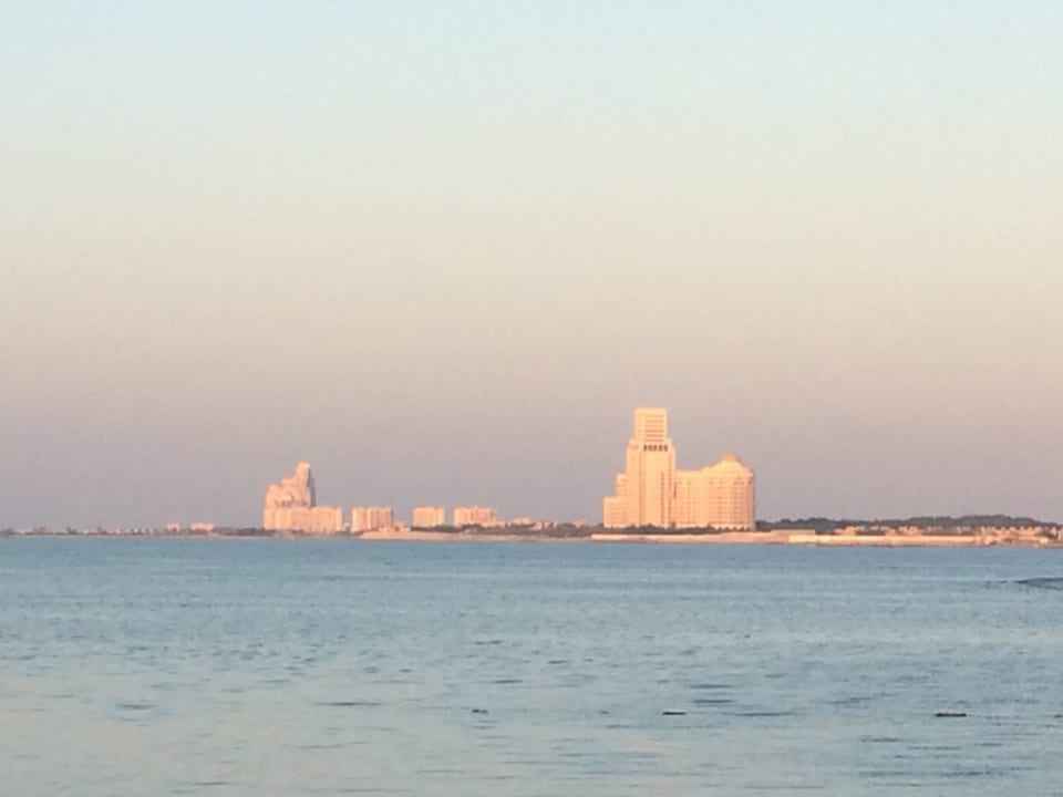 Ausblick vom Strand Rixos Bab Al Bahr
