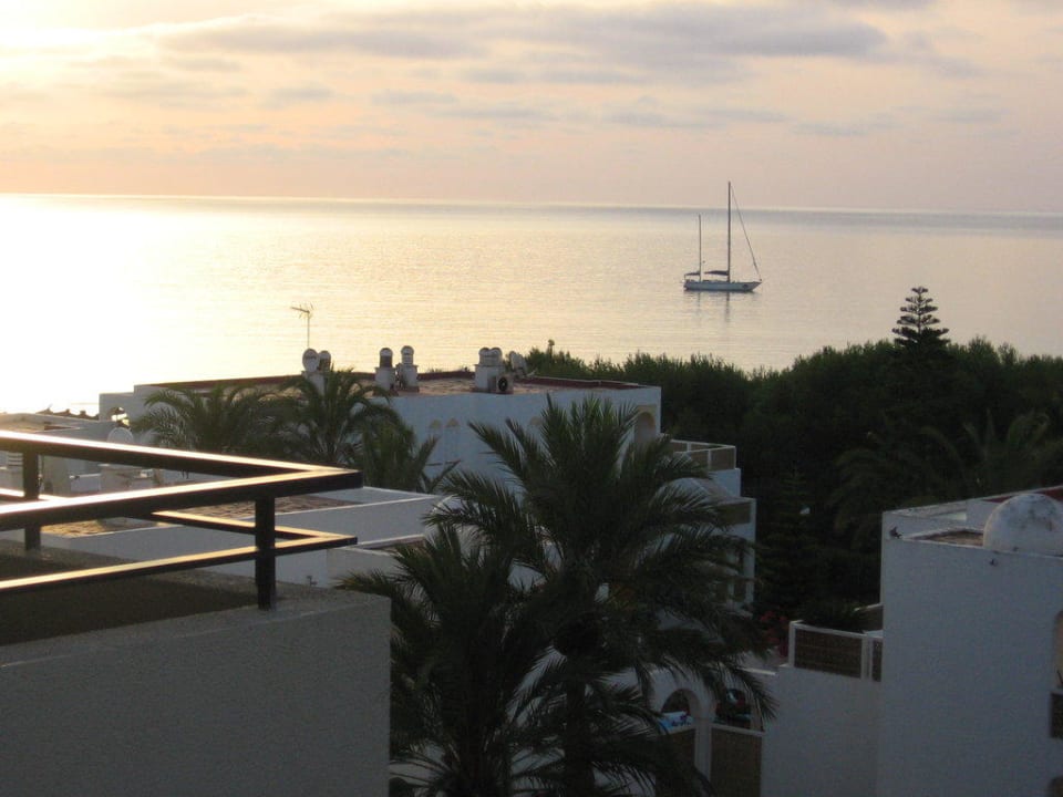 Blick aus unserem Appartment Hipotels Bahia Grande