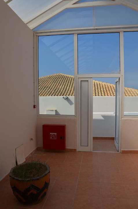 Zimmerlobby mit "freundlichem" Pflanzen Sandy Beach Resort