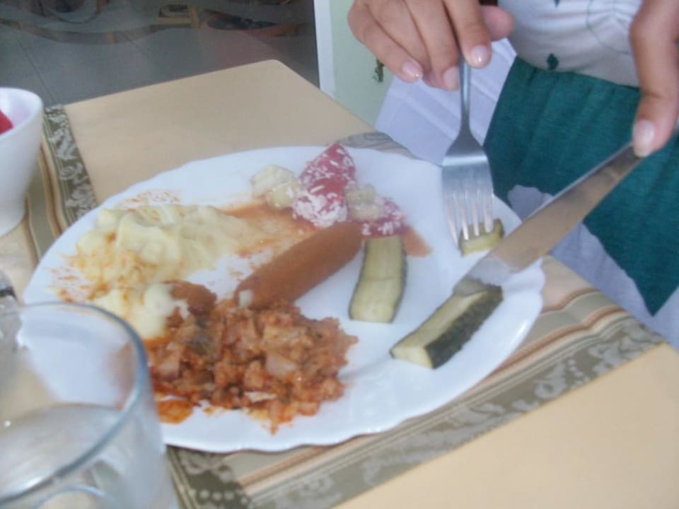 Das Essen Flamingo Beach Hotel