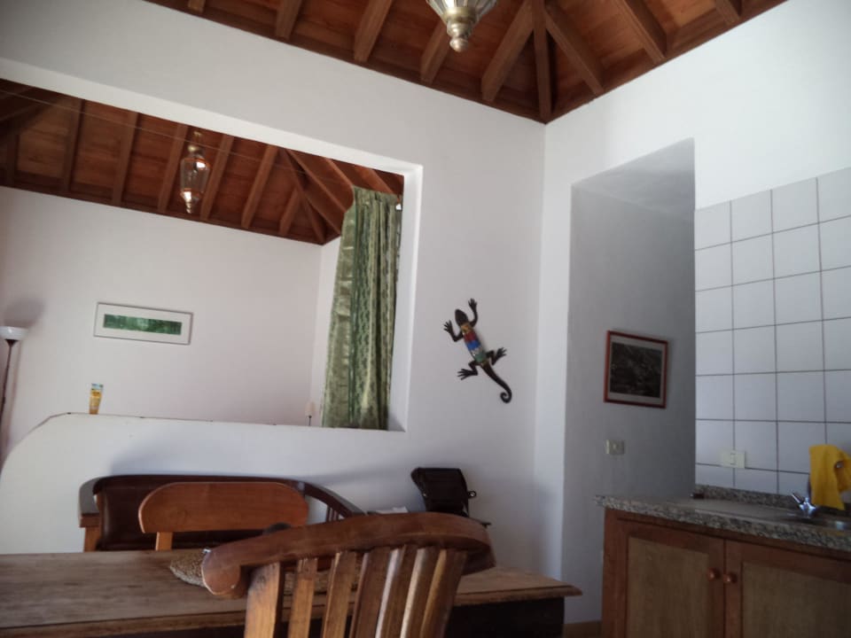 Blick zum Schlafraum Apartments La Galería