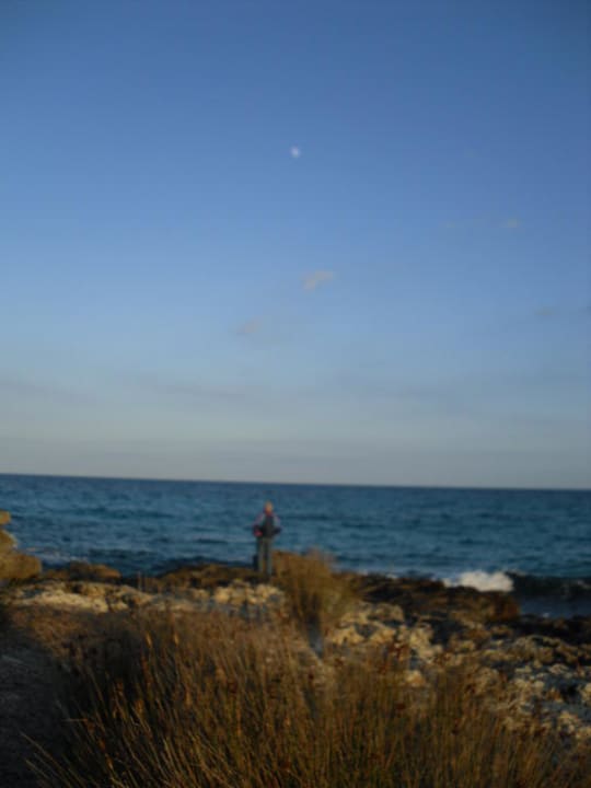 Angler am Strand Hipotels Mediterraneo