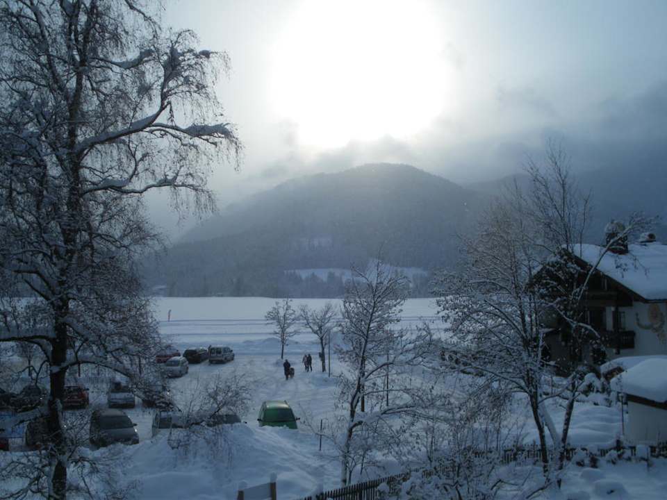 Ausblick vom Balkon Hotel Zum Postillion
