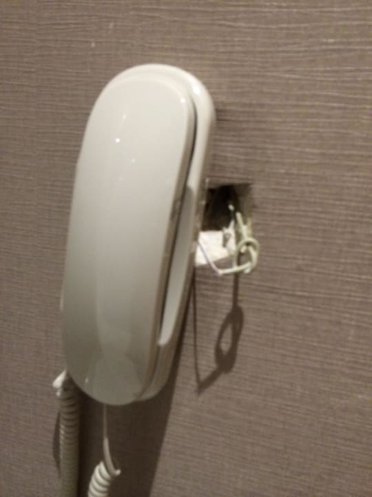 Telefon im Badezimmer Royal Taj Mahal Hotel