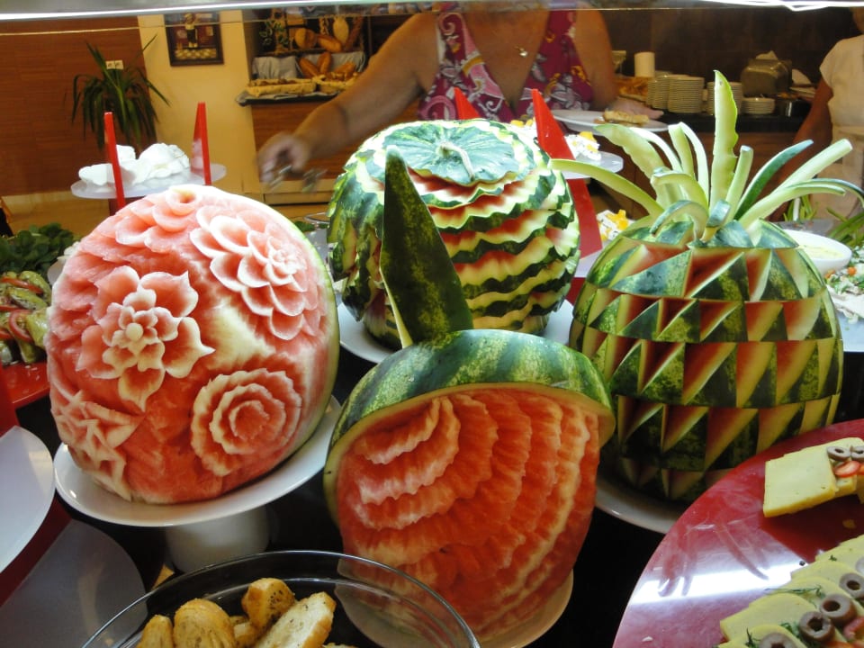 Melonenschnitzerei - einfach toll Alaiye Resort & Spa