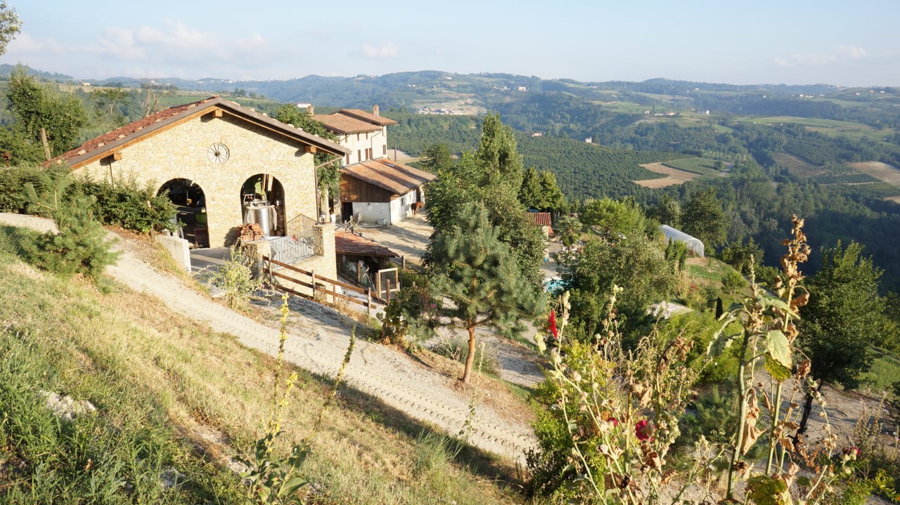 Blick vom Zufahrtsweg Agriturismo Sondrea