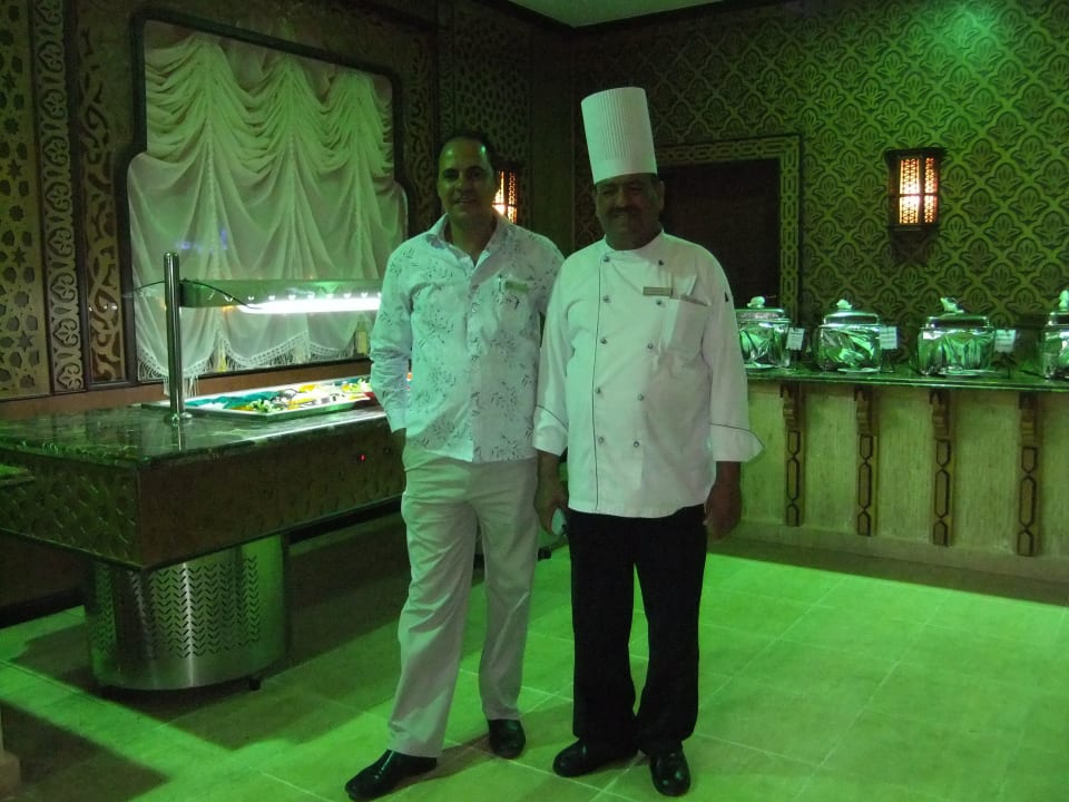 Neues Restaurant mit Chef und Ali Pickalbatros Aqua Park Resort - Hurghada