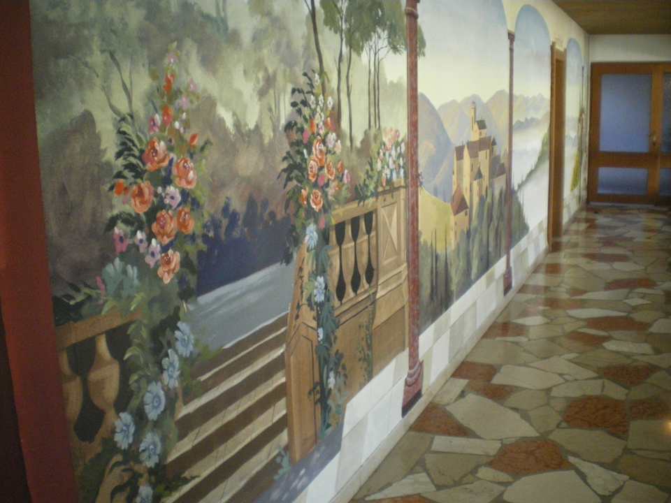 Schön gestalteter Flur Hotel Zum Postillion