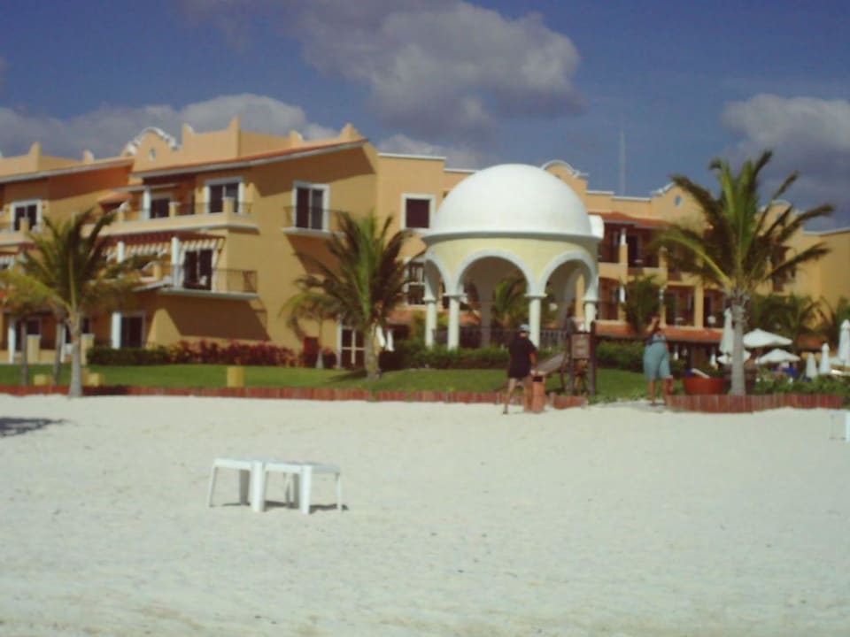 Blick vom Strand zur Anlage Hyatt Zilara Riviera Maya