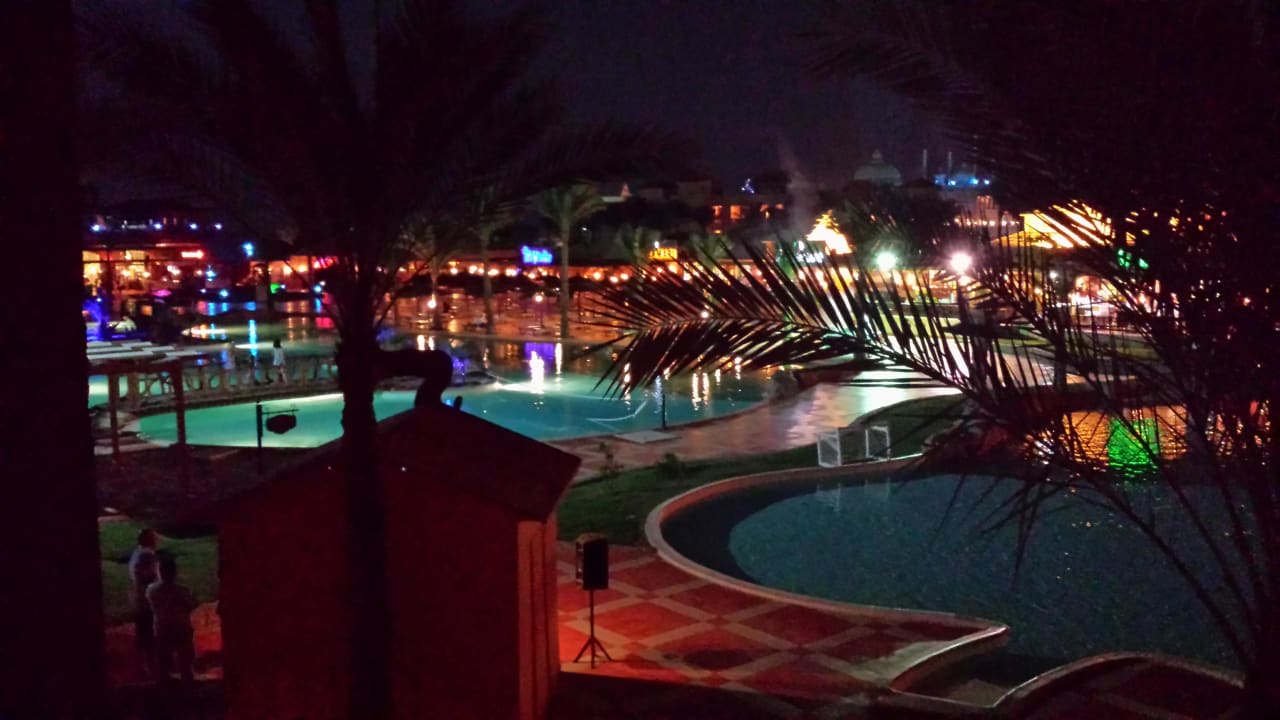 Beleuchtung bei Nacht Pickalbatros Aqua Vista Resort - Hurghada