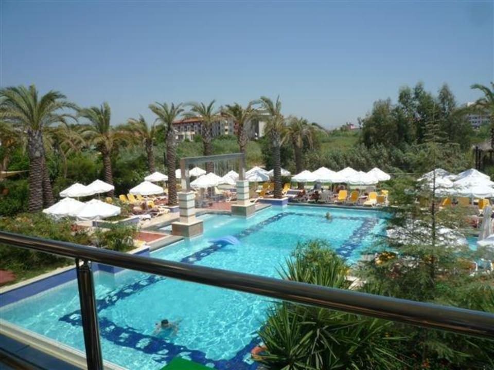 Ausblick auf dem Pool von der Rezepstion TUI BLUE Xanthe