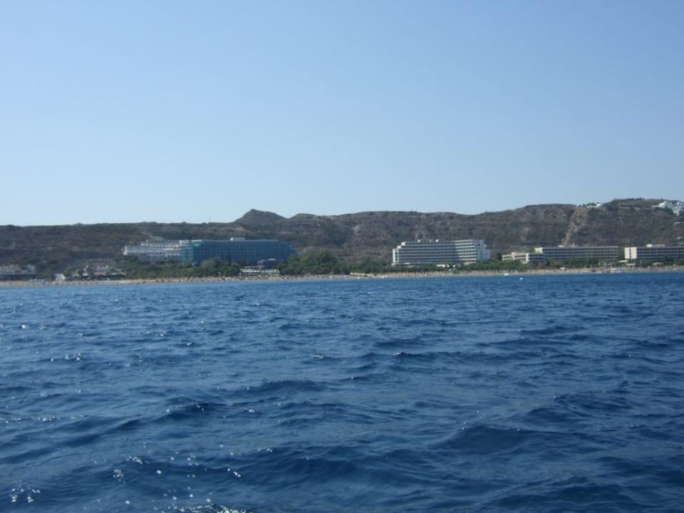 Calypso Beach vom Meer Hotel Calypso Beach