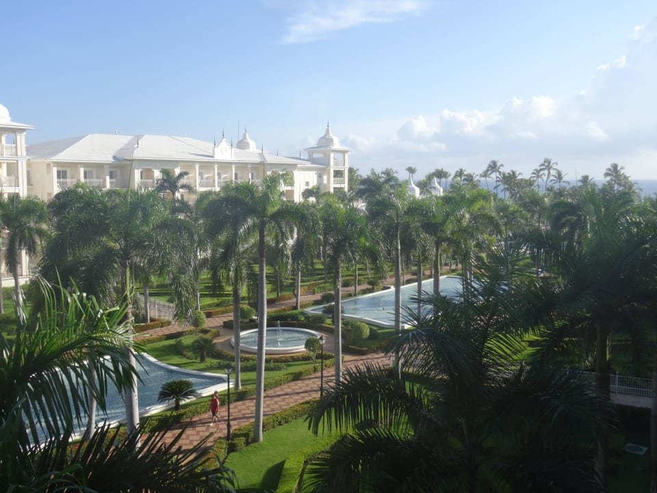 Aussicht aus dem Zimmer im 3. OG Hotel Riu Palace Punta Cana