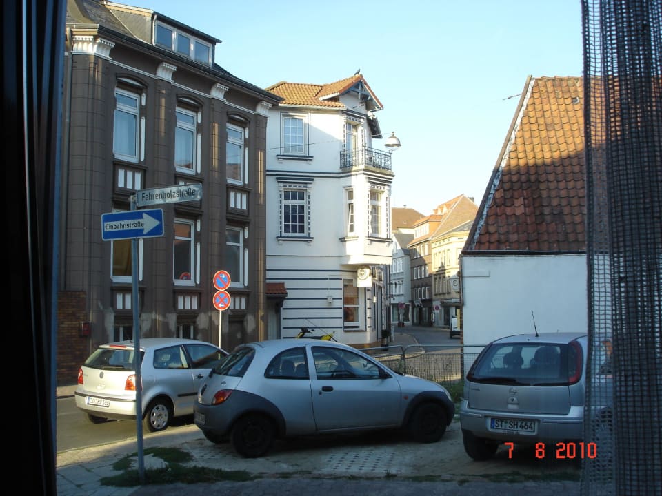 Blick aus dem Fenster nach links. Gästehaus Heidi Weiss