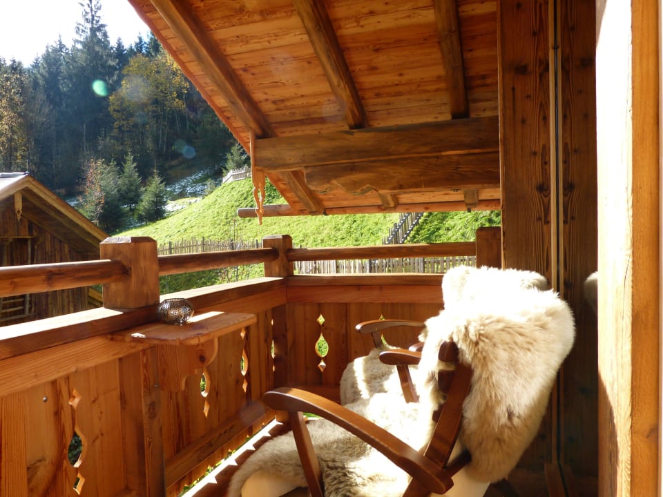 Balkon Obergeschoss Chaletdorf Auszeit