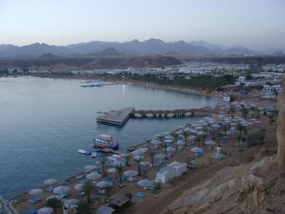 Blick auf Sharm el Sheik vom Hotel Albatros Sharm Resort