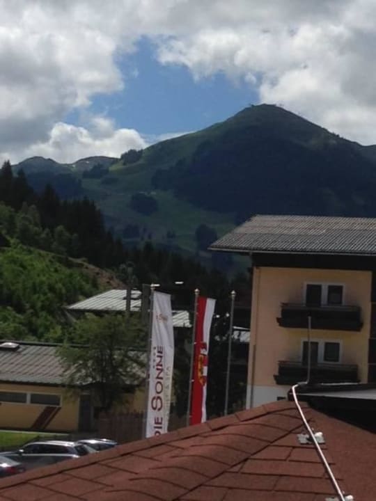 Blick vom Balkon Hotel DIE SONNE