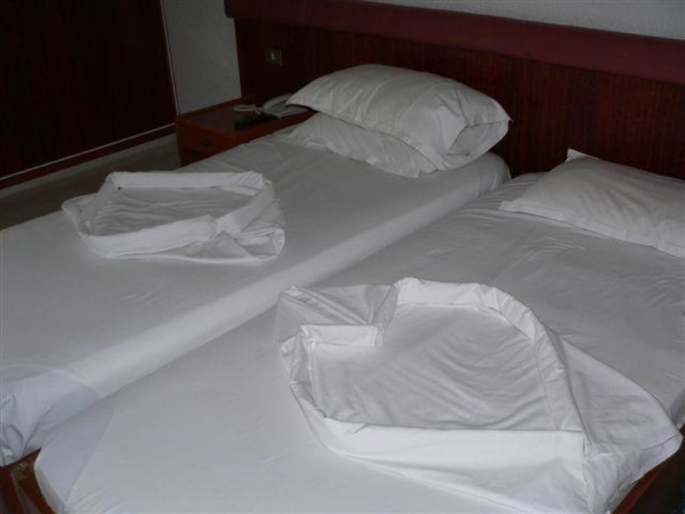 Geschmückte Betten El Mouradi Club Kantaoui