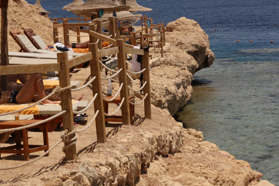 Liegen direkt am Korallenriff Sharm Plaza