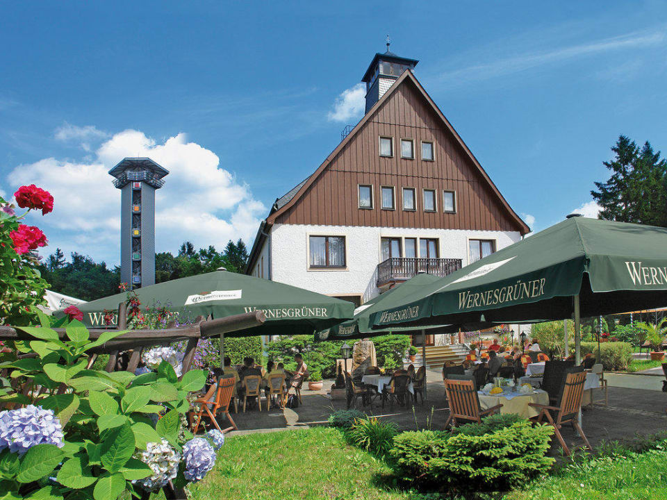 Bühlhaus, Biergarten, Aussichtsturm Hotel Bühlhaus