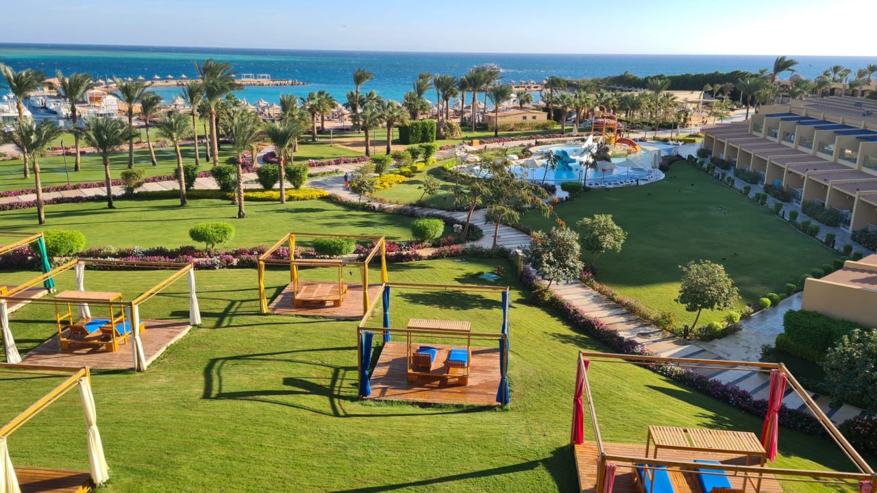 Ausblick Hilton Hurghada Plaza