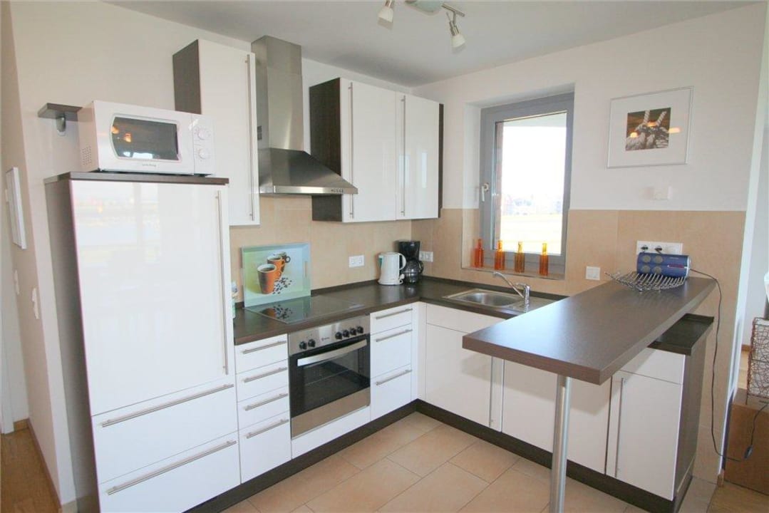 RY7 Küche Haus Residenz am Yachthafen Hamer Ferienappartements