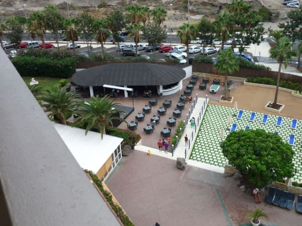Ausblick Balkon - Cocktailbar u. Sonnenplatz Ole Tropical Tenerife