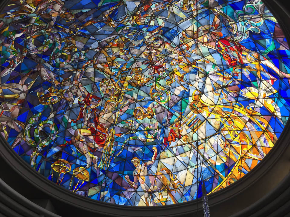 Glaskuppel im Eingang Adrián Hoteles Jardines de Nivaria