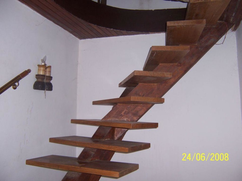 die Treppe ins 3. Schlafzimmer Central Adria FeWo