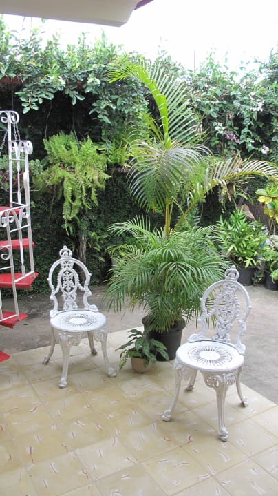 Terrasse hinter dem Haus B&B Villa Las Almendras