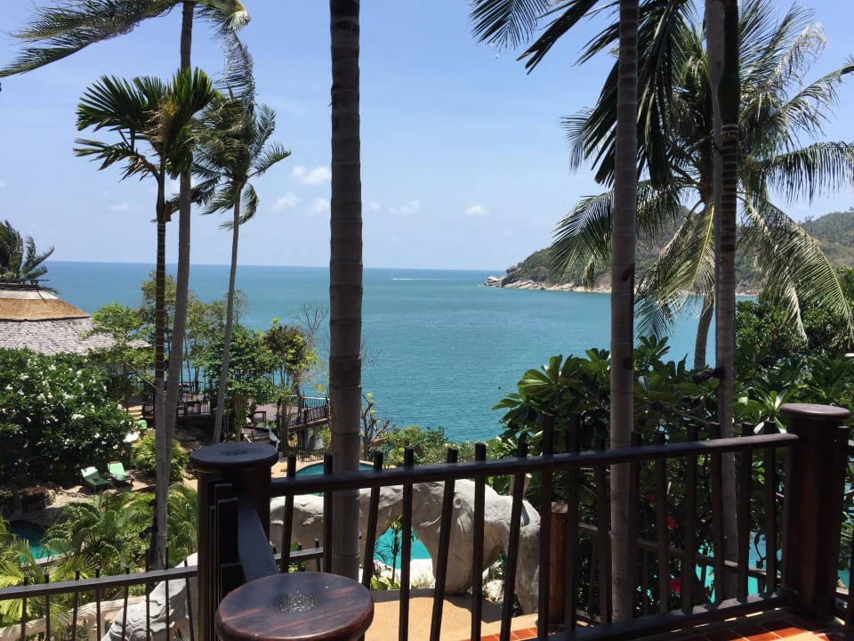 Ausblick von der Zimmerterrasse Panviman Resort Koh Phangan