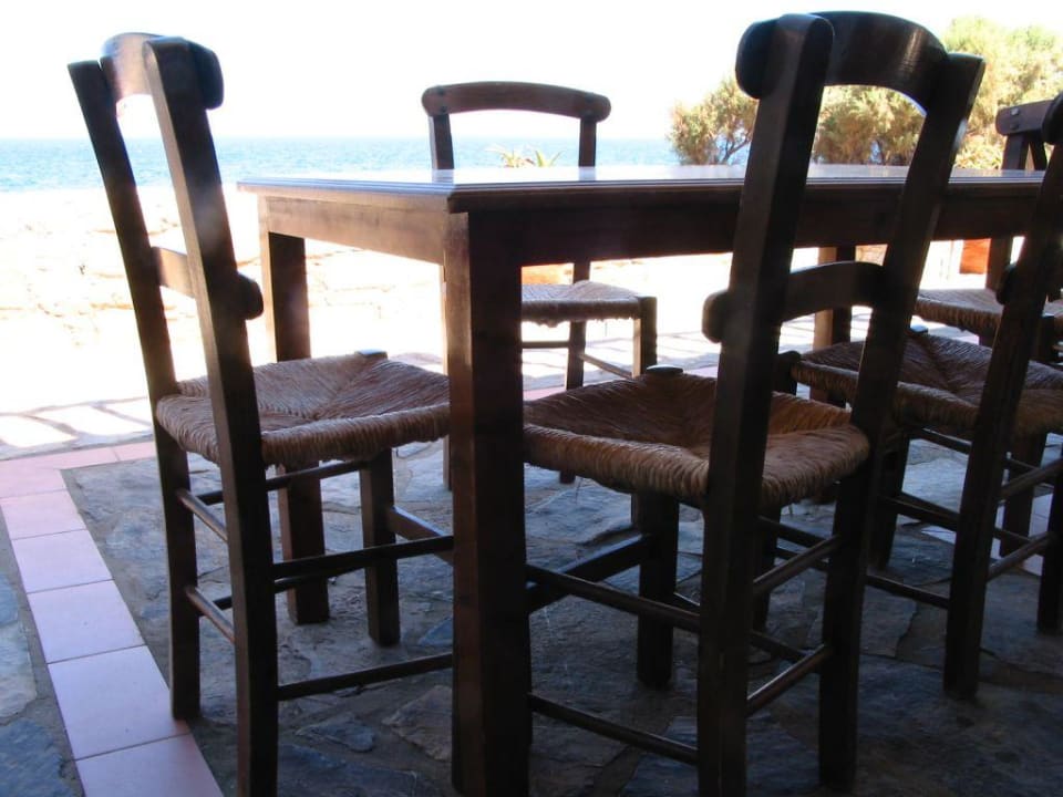 Unser Tisch mit Meerblick Hotel Sissi Rock