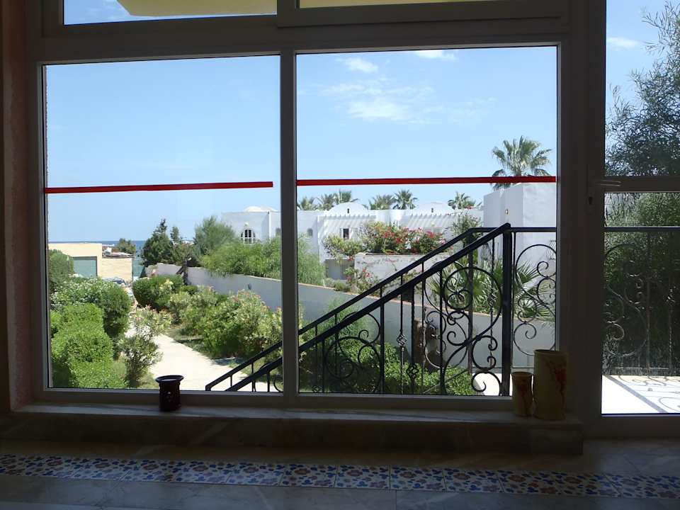 Wellnessausblick auf Hotelanlage Houda Golf & Beach Club