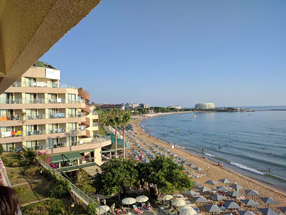 Ausblick Aska Hotel Just in Beach
